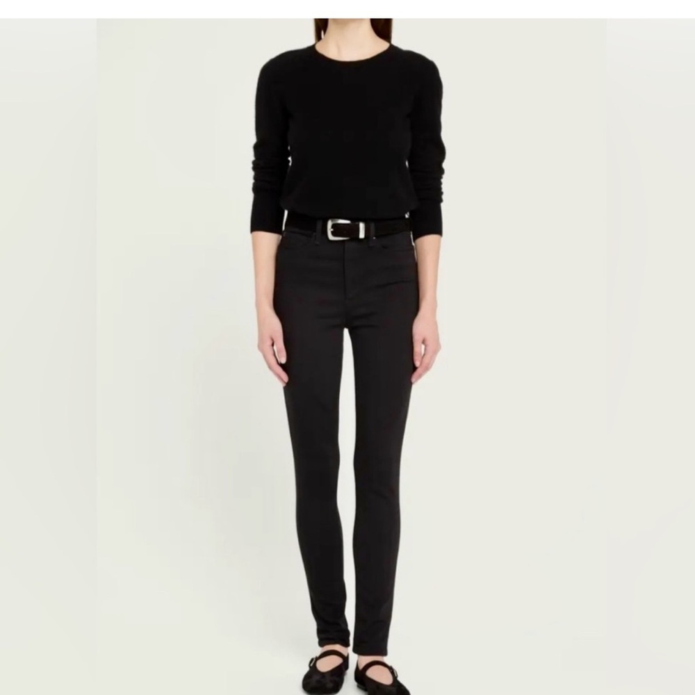 NWOT Rag and Bone Nina Coated Extra Slim Black Jeans SZ 29